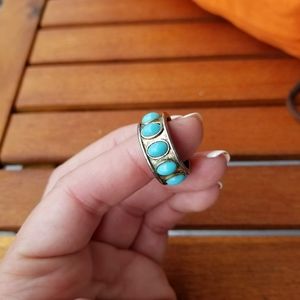 Beautiful Vintage Turquoise Silver Ring